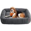 Feandrea Cuccia per Cani di Taglia Media, Lettino Ortopedico | Sfoderabile e Lavabile, Tappeto Soffice, Imbottitura Morbida, 91 x 68 x 20 cm, PGW312GN01