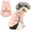 Zunea - Pigiama per cani di piccola taglia, taglia XS/S, in cotone morbido e traspirante, abito per dormire per cuccioli, camicia con colletto per interni, pigiama a due gambe, abbigliamento per feste
