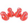 Ranphy - Scarpine per cane, unisex, tinta unita, in tessuto a rete traspirante, scarpe regolabili, sandali estivi