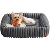 Feandrea Cuccia per Cani di Taglia Media, Lettino Ortopedico | Sfoderabile e Lavabile, Tappeto Soffice, Imbottitura Morbida, 71 x 55 x 18 cm, PGW311GN01
