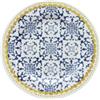 Tognana Az Selinute, piatto dessert 20 cm, porcellana, blu, Made in Italy