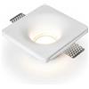 B·LED BARCELONA LED BARCELONA LED Downlight Quadrato in Gesso Escayola, Lampada da Soffitto Incassata LED GU10, Bianco, Moderno, Minimalista, Stile Industriale, Giapponese e Classico, Integrazione Perfetta