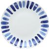 Tognana Az Panare, piatto dessert 20 cm, porcellana, bianco-blu, Made in Italy