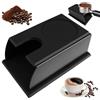 TESSTSY Porta Pressino Caffè Tamper Station, Supporto per Pressino per Caffè Espresso 58mm, Acciaio Inox Silicone, Antiscivolo, per Barista, Caffetteria, Cucina, Casa, Ufficio (Nero, 14 x 9.1 x 5.5 cm)