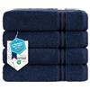 Hammetex Asciugamani 50x100 cm Set da 4 - 100% Cotone Spugna - Certificati OEKO-TEX - Morbidi, Assorbenti - con Asola per Appendere