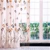 Zerodis Tende per finestra a pannello, con stampa colorata, velate con drappeggio in tulle per balcone soggiorno, camera da letto cucina decorazioni Poliestere Arancione 100x200cm