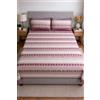 GX GARGIX Completo Letto Matrimoniale in Policotone - Set Lenzuola 4 Pezzi con Lenzuolo Sopra, Sotto con Angoli e 2 Federe, Biancheria Letto Varie Fantasie (GX/MATRI-81, MATRIMONIALE)