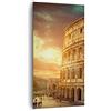 ARTTOR Quadro su Tela Verticale Coloseum Roma Architettura Italia Stampe da Parete 65x120cm Quadri Moderni Soggiorno Camera da Letto 1 pezzo Grandi Decorazione Murale Wall Art Canvas Immagini PA65x120-2966