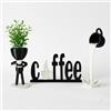 Generico Decorazione Caffè Moderna da Tavolo - Soprammobile Design per Cucina, Coffee Corner e Bar Casa - Accessori Cucina Elegante - Idea Regalo per Amanti del Caffè
