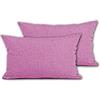 Cieffepi Home Collections Federa Copricuscino MULTICOLOR (Set 2 Federe 30x50 cm, Fuxia)
