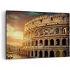 ARTTOR Quadro su Tela 100x70cm Stampe da Parete Coloseum Roma Architettura Italia Grandi Decorazione Murale Camera da Letto 1 pezzo Quadri Moderni Soggiorno Grafica Immagini Wall Art Canvas AA100x70-2966