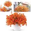 JOZMMZEOOA Eucalipto Rami Secchi Decorativi Foglie Eucalipto Decorazioni Fiori Artificiali Steli per Decorazione Della Casa Della Tavola Natalizia DIY (Arancione)