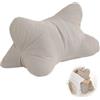 DBAATTZ Cuscino per Ossa da Lettura, Cuscino da Lettura, Cuscino Cervicale Ergonomico per Rilassarsi, Cuscino Cervicale Lavabile, Supporto Flessibile per Libri, Tablet, per Letto(Marrone Chiaro)