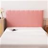 ZCXRYFL Copri Testata Letto Matrimoniale Singolo, Elastica Universale Copertura Testiera Letto EcoPelle/Imbottito/Legno/Tessuto Testiera Protezione Decorazione Fodera Antipolvere(Size:Lunghezza:150-170cm,Colo
