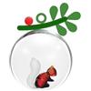 Ichendorf Woodland Tales Pallina di Natale Bacche e Scoiattolo 9cm Vetro Borosilicato
