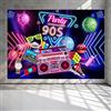 Rairsky Decorazioni per Feste anno90 - Striscione in Tessuto Extra Grande
