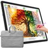 TOHETO Tavolo da disegno A3 con borsa per pittura con diamanti, pannello luminoso magnetico super luminoso con pulsanti laterali, lightbox per tracciare e disegnare, tavolo luminoso con cavo per