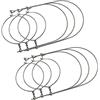 Tiardey 6 Confezioni Mason Jars Hanger Manici in Filo di Acciaio Inossidabile per Barattolo di Vetro a Bocca Normale Barattolo di Vetro con Pinta Barattoli, Gancio per Appendere Il Barattolo (# 70)
