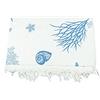 Lovely Home TELO MARE MULTIUSO COTONE COPRILETTO COPRIDIVANO CON FRANGE VARI COLORI SEA GROP 210X240CM