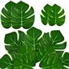 EKKONG Foglie Tropicali Artificiali Monstera, 36 Pezzi Foglie Finte per Decorazioni, Foglies di Palma Artificiali, Foglies Artificialis per Giungla per Tema di Giungla, Festa in Spiaggia, Decorazioni (A)