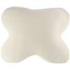Edda Lux Federa adatta per Acamar cuscino, 55 x 47 cm, a forma di farfalla, fodera in morbido jersey 100% cotone per cuscino ergonomico, Bianco Naturale