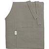 LINEN & COTTON Grembiule da Cucina Donna Uomo Cuoco Unisex Ella - 100% Lino, Grigio (70 x 84 cm) Cucina Chef Professionale Camariera Grembiule da Forno Grembiule da Bistrot Ristorante Caffetteria Bar