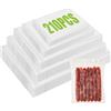 Gyxova 210 Sacchetti per Sottovuoto, 10x15/ 15x20/ 20x25/ 25x35cm, Sacchetti Sottovuoto Alimenti, Senza BPA, per Tutte le Macchine Sottovuoto per Alimenti, per Verdure, Carne