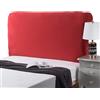 ZCXRYFL Elastica Copertura Per Testiera Per Letto Imbottito/Legno/Pelle Copri Testata Del Letto Matrimoniale Singolo Rettangolare/Leggermente Stondata Fodera Testiera Letto Prote(Lunghezza:90-110cm,Rosso1)