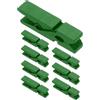 PATIKIL 1.4 Mollette per Bucato, 50Pz Mollette in Legno Colorate per Foto con Presa Forte per Appendere Foto di Vestiti Artigianato Decorativo, Verde