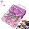 Generico Spilli da Cucito,80 Pezzi Spilli in Raso - Accessori Per Cucito Con Ago Per Tessuti Per Creazioni Di Gioielli E Sartoria, Forniture Per Quilting E Sarte