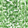 Zippicks Edera Finta da Esterno, Edera Finta Pianta Artificiale 12 PCS, 2M Rampicante Ghirlanda, Finto Edera Fogliame, per la Stanza, Cucina, Patio, Altalena, Matrimonio, Ufficio, Festa