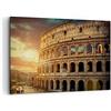 ARTTOR Quadri Moderni Soggiorno Coloseum Roma Architettura Italia Quadro su Tela 120x80cm Stampe da Parete Camera da Letto 1 pezzo Wall Art Canvas Grandi Decorazione Murale Grafica Immagini AA120x80-2966