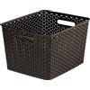 Curver My Style Cesta Rettangolare L - 18 Lt - 36X30X22H Marrone
