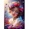 NEWENMO 5D Bellissima Donna Diamond Painting Adulti Pittura Diamante Kits