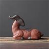 AILIFE Viola Argilla Capra Tea Pet Ornamenti Ceramica Animale Figurine Vassoio di Tè Accessori Creativi Pecore Artigianato Home Decor