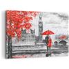 ARTTOR Quadri Moderni Soggiorno Londra l'architettura il Big Ben Quadro su Tela 120x80cm Stampe da Parete Camera da Letto 1 pezzo Wall Art Canvas Grandi Decorazione Murale Grafica Immagini AA120x80-3153