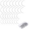 0XBIT Aghi Curvi C, 100 Pezzi Aghi Curvi, Ago Curvo con Scatola Trasparente, 4 Misure, Ago Piegato 3,5, per Cucire Pelle, Artigianato