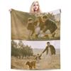 LMQJDZ Coperta Personalizzata, Coperta con Foto Personalizzata con Testo del Nome, Coperta in Flanella Ultra Morbida con 1-10 Collage di Foto, Regali per Mamma, Papà, Fidanzata, Fidanzato, Bambino (2 Foto)