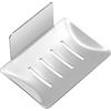 ZITFRI Portasapone senza Foratura in Acciaio Inox, Porta Saponetta Autoadesivo Montaggio a Parete per Spugne e Sapone, Portasapone da Parete per Bagno, Cucina, Balcone