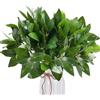 Luabue 6pcs Piante Finte da Esterno Foglie Artificiali Pianta Artificiale Verde Pianta Finta da Interno Foglie Finte per Decorazioni Casa Soggiorno Balcone Vaso Giardino