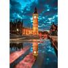 DCIDBEI 40x50CM Rotondo Diamond Painting Londra di Notte -Pittura Diamante Paesaggio Citta per Bambini - Attivita Creativa Adulti -Diamond Art Artigianato Decorazione Della Parete Della Casa