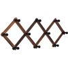 HNsdsvcd Appendiabiti da parete salvaspazio in legno per cappelli e accessori, espandibile