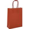 L'Arcolaio Shopper Kraft Rosso Regali Natalizi 18x7x24 cm Cf 10 pz