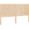 vidaXL Testiera 155,5x4x100 cm Legno massello di pino