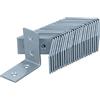 HELPMATE - 24 pezzi angolo piastra forata 40x40x20 mm - Connettore angolare zincato galvanicamente & blu passivato - Connettore in legno con eccellente protezione contro la corrosione - angolo del