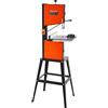 VEVOR Troncatrice a Nastro con Supporto Potenza Nominale 373W Lunghezza di Taglio max. 254 mm Altezza di Taglio max. 160 mm Tavolo in Ghisa con Luce di Lavoro a 360° per Lavorazione del Legno