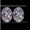 Lab-Grown Loose Cvd Diamante Paio If Trasparenza Taglio Ovale D Colore 3 X 4 MM