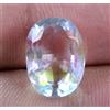 Naturale 6.50 KT Arcobaleno Topazio Mistico Ovale Gemma Certificato T13398 Senza