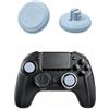 Zhixteu Per Nacon Revolution 5 Pro Cappucci per Joystick con Impugnatura per Pollice, Design Antiscivolo con Superficie Ruvida, Cappucci di Ricambio Resistenti all'Usura per le Levette Analogiche (blu)