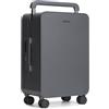 TUPLUS Valigia da viaggio rigida in ABS leggero da 50,8 cm, con maniglia larga, ruote girevoli TSA, serratura a combinazione TSA, serie Balance 2.0, Grigio pietra., Carry-On 20''